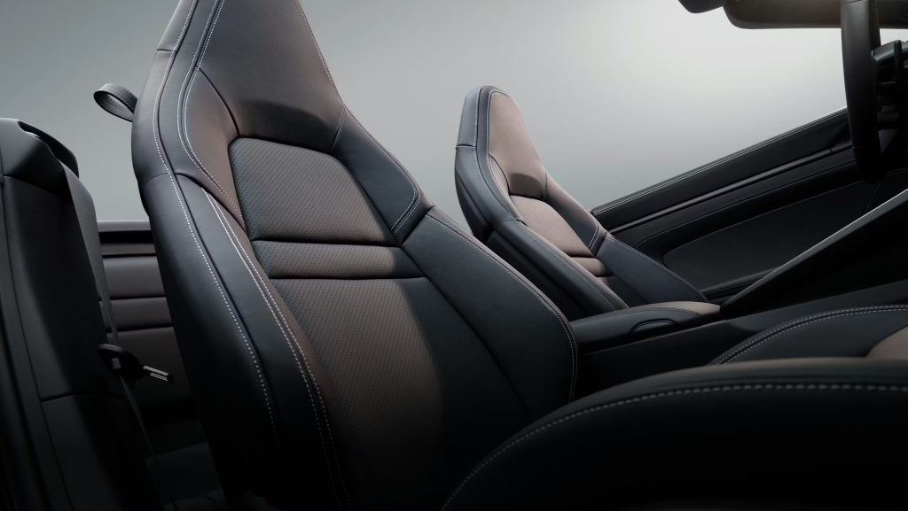 Interior of the 2026 Porsche 911 Hybrid featuring advanced technology and driver-focused ergonomics