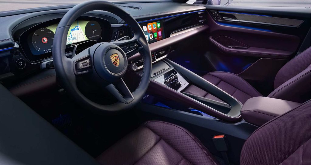 Driver experience in the 2026 Porsche Macan EV highlighting balanced handling and everyday usability