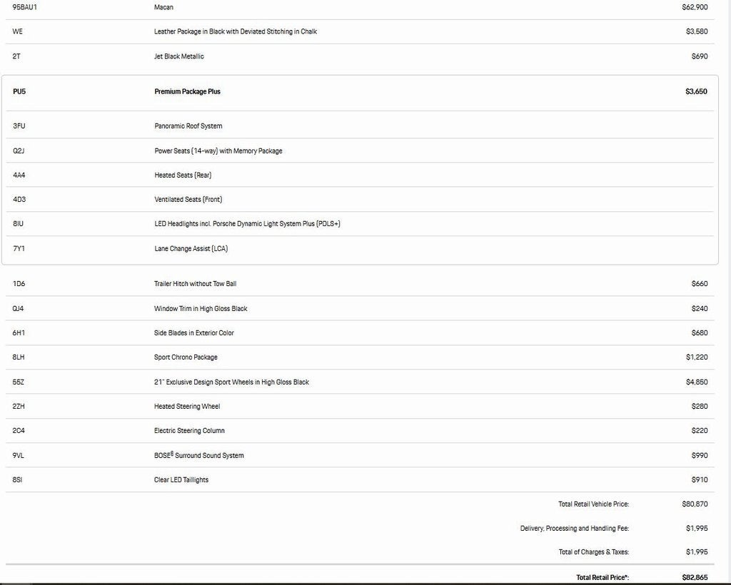 2025 Porsche Macan Base