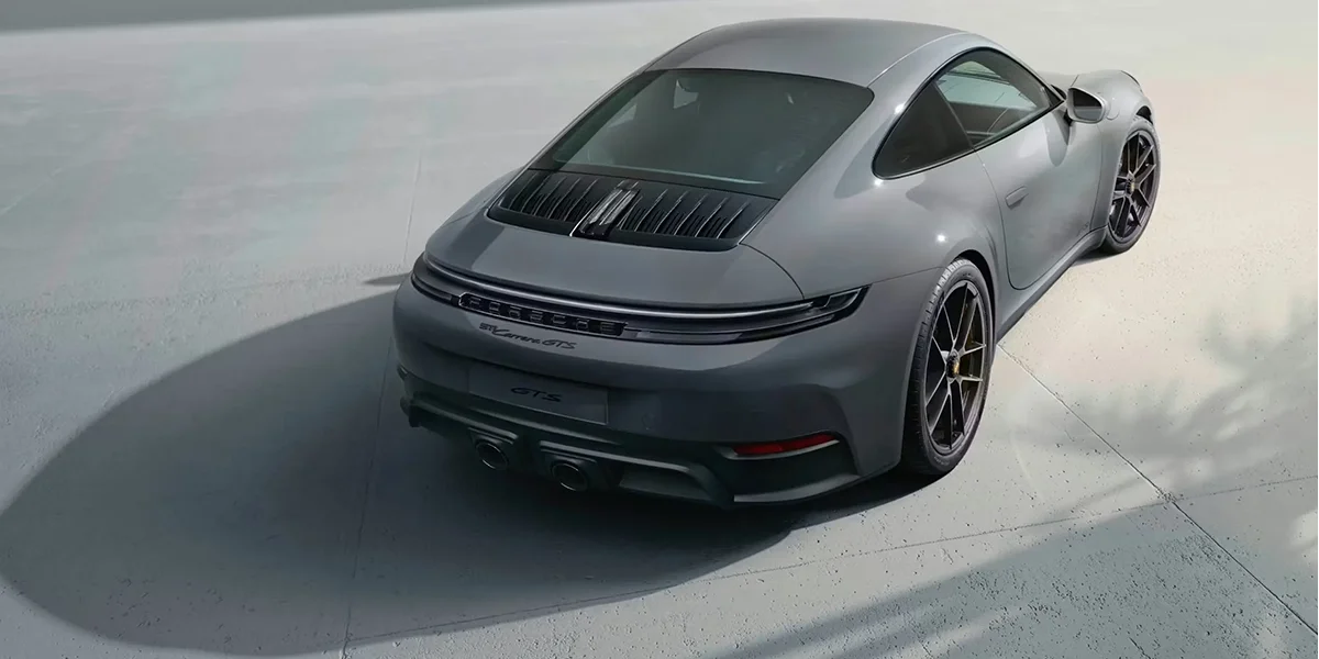 Porsche 911 lineup showing multiple body styles and trims, from road-focused to track-oriented.