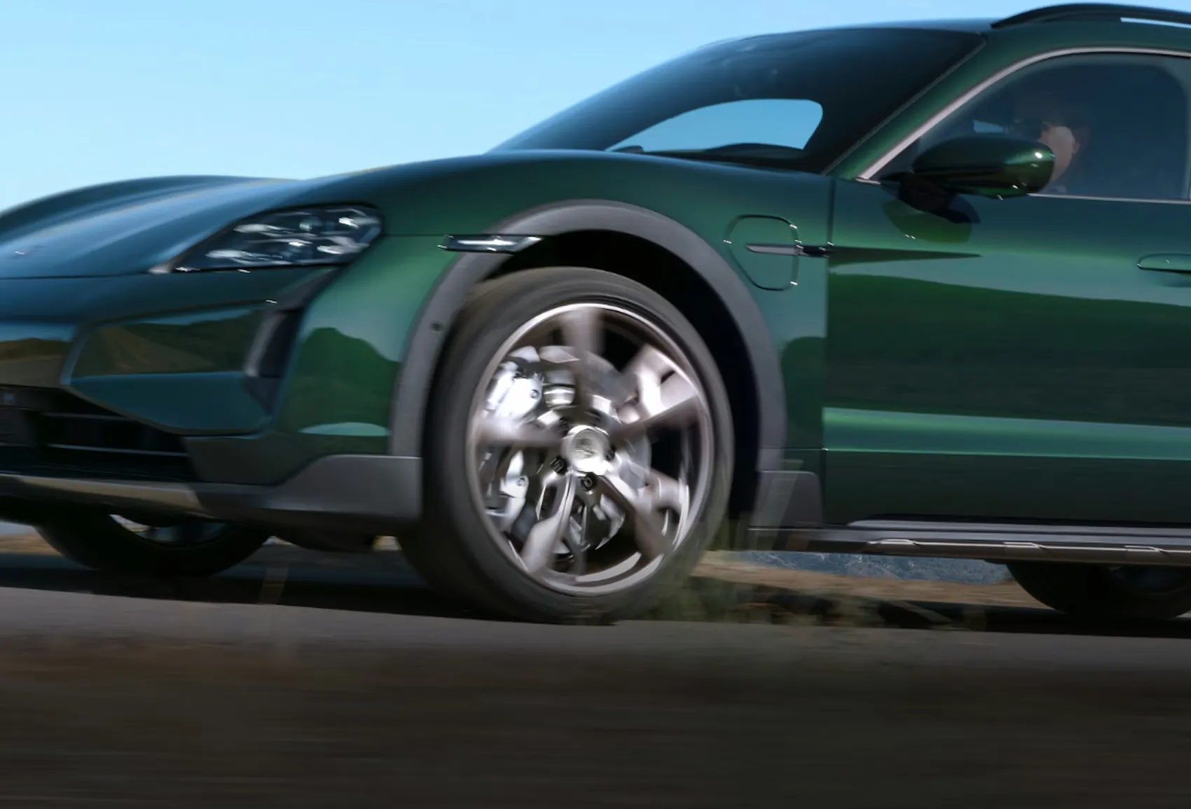 Porsche Taycan Cross Turismo electric sport wagon exterior design
