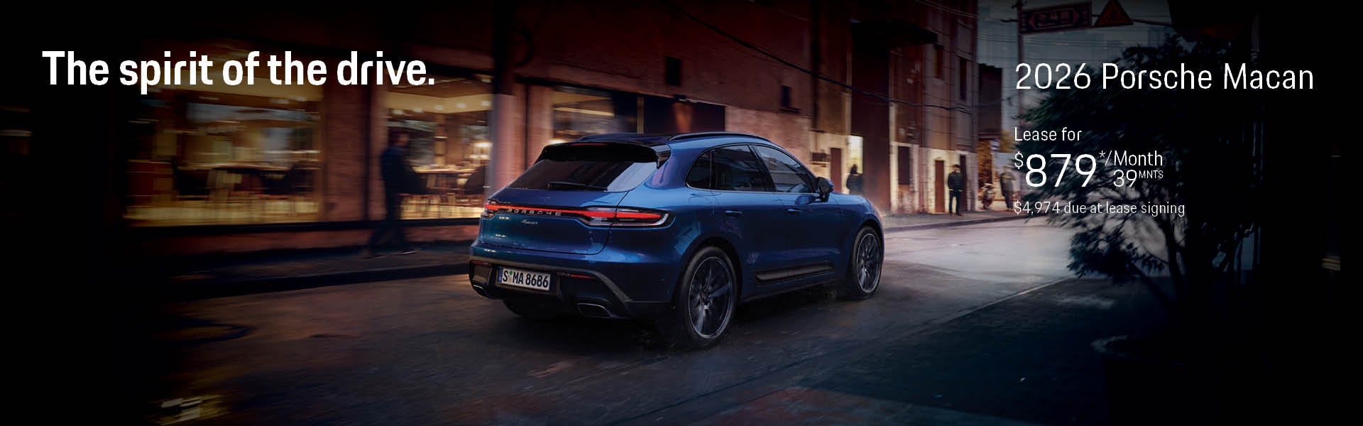 Macan $879/mo