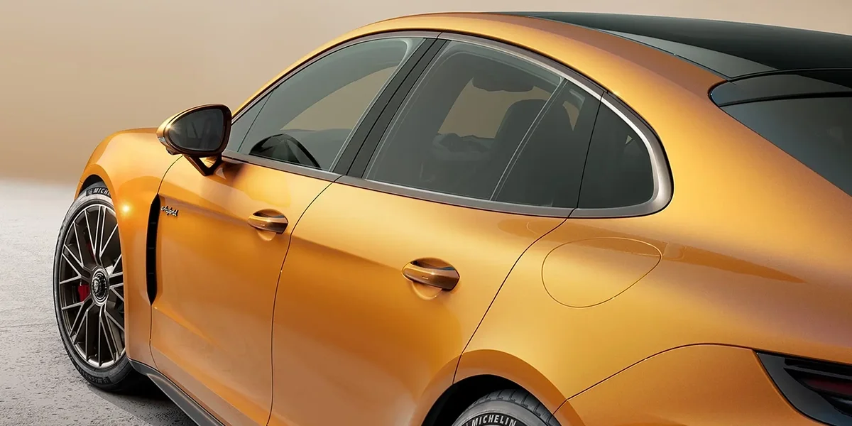 Hybrid engine system used in the Porsche Panamera 4 E-Hybrid performance luxury sedan.