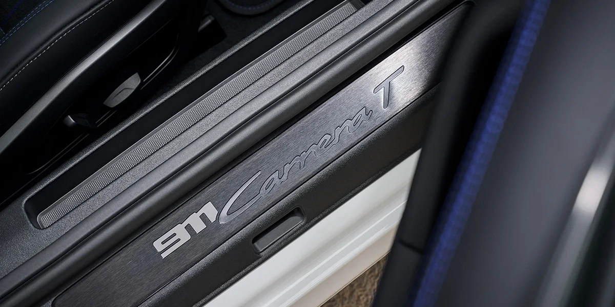 Close-up of 2026 Porsche 911 Carrera T