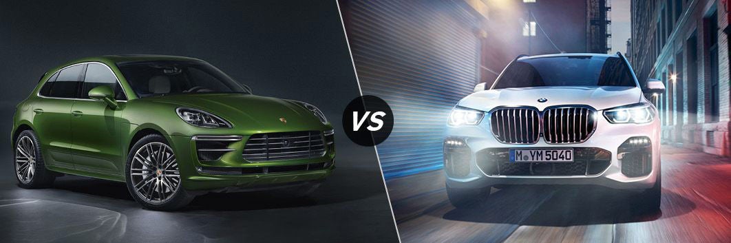 2020 Porsche Macan vs 2020 BMW X5 in Porsche Lincolnwood in Lincolnwood IL