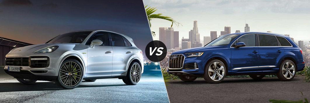 2020 Porsche Cayenne vs 2020 Audi Q7 in Porsche Lincolnwood in Lincolnwood IL