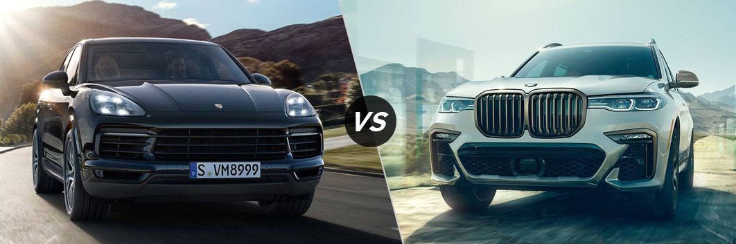 2020 Porsche Cayenne vs 2020 BMW X7 in Porsche Lincolnwood in Lincolnwood IL